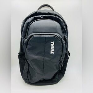 Thule Black Men's Backpack with White Logo